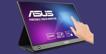 Touchscreen Display of ASUS ZenScreen MB16AMT 